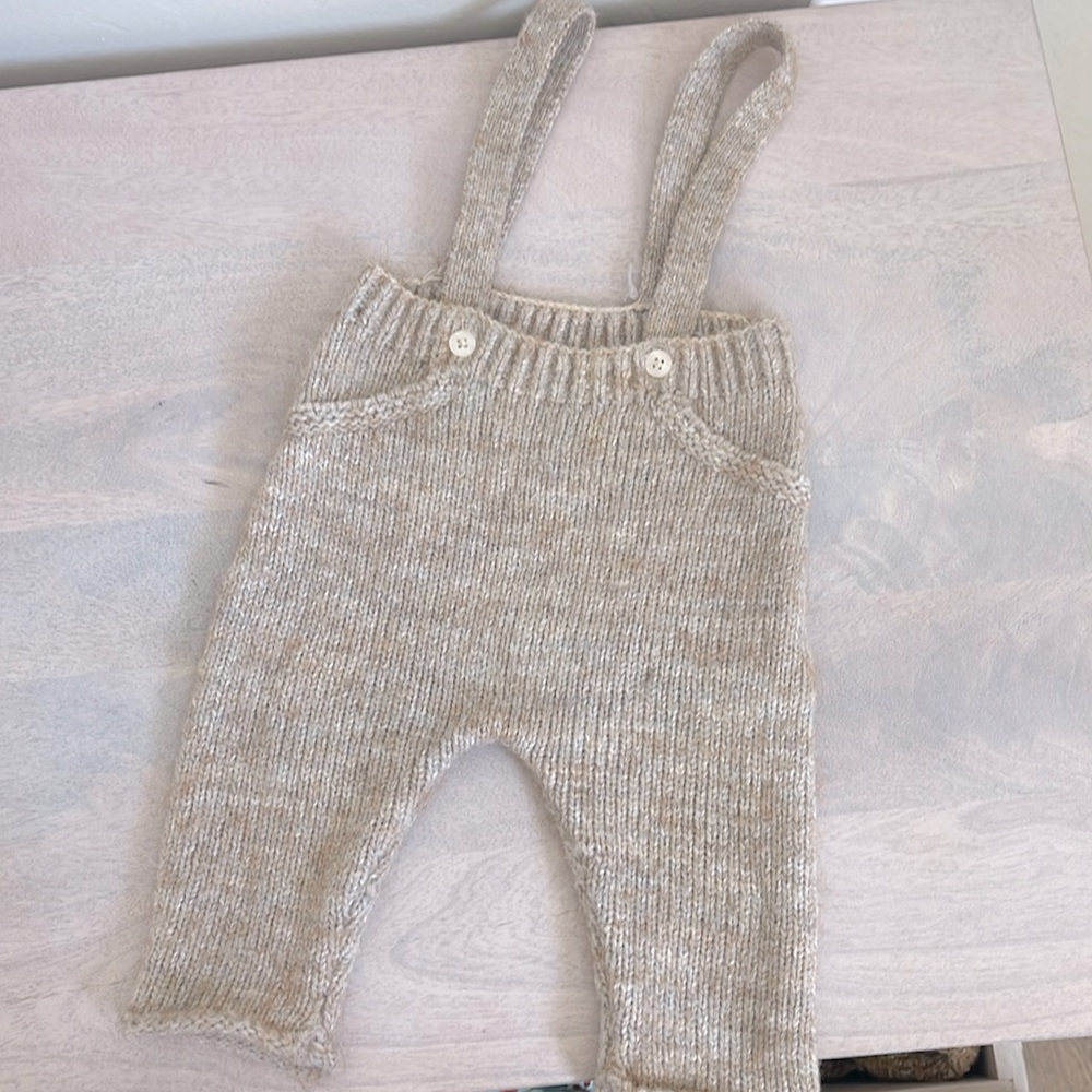 Zara knit overall pants